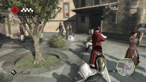 Assassin S Creed 2 アサシン クリードii 攻略情報 Part2 暗殺のテクニック 1 標的を決めて暗殺の練習をしよう Ubisoft