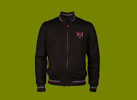 ウォッチドッグス レギオンボンバージャケット ウォッチドッグス レギオンのボンバージャケットです。リバーシブルのデザインで、好みのデザインの方でジャケットを着ることができます。ワークショップ製。サイズ：M・L・XL／素材：ポリエステル100%