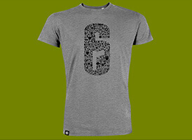 レインボーシックス シージ2019 Tシャツ レインボーシックス シージのオペレーターアイコンがちりばめられたTシャツです。サイズS・M・L・XL/100%コットン
